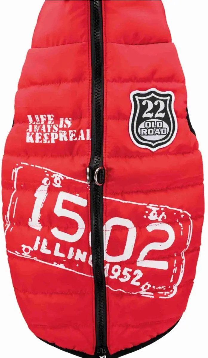 Trixie Hondenjas Saint-Malo - Rood M - afbeelding 2 van 4