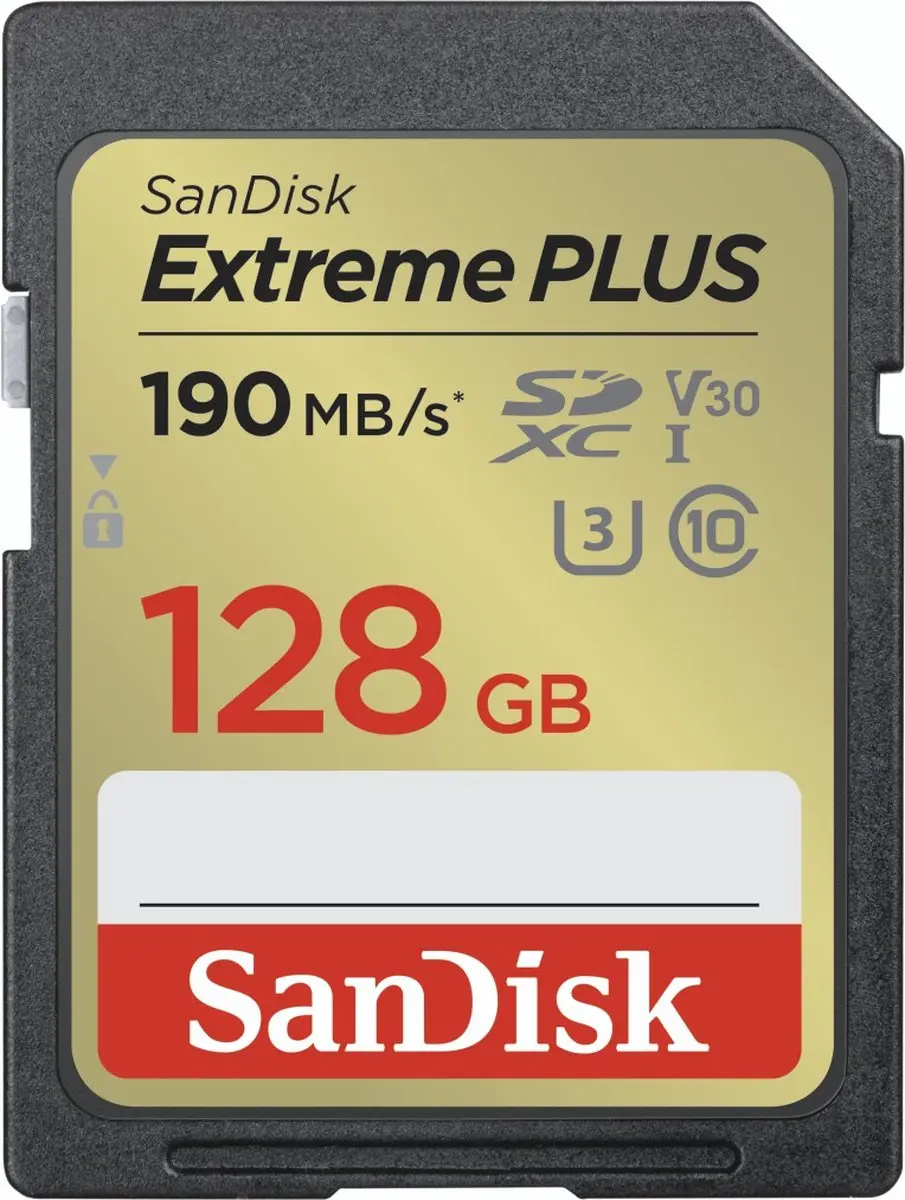 SanDisk Extreme Plus 128GB SDXC SDSDXWA-128G-GNCIN
