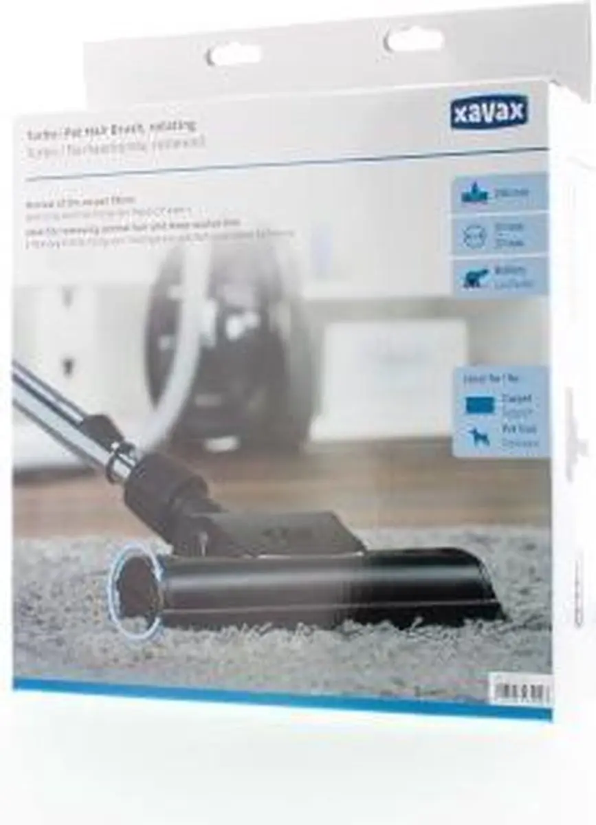 Xavax Turbo-borstel 00110234 - Universeel - Zwart