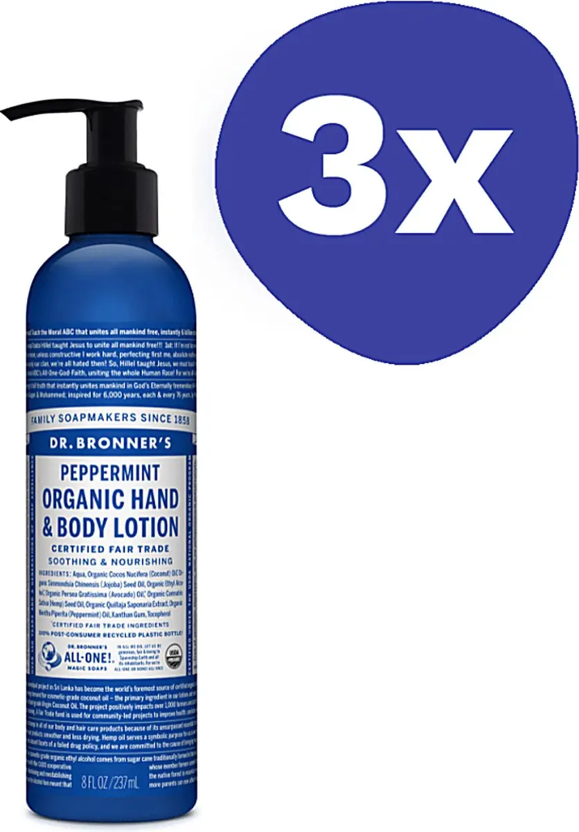 Dr. Bronner's Peppermint Hand & Bodylotion