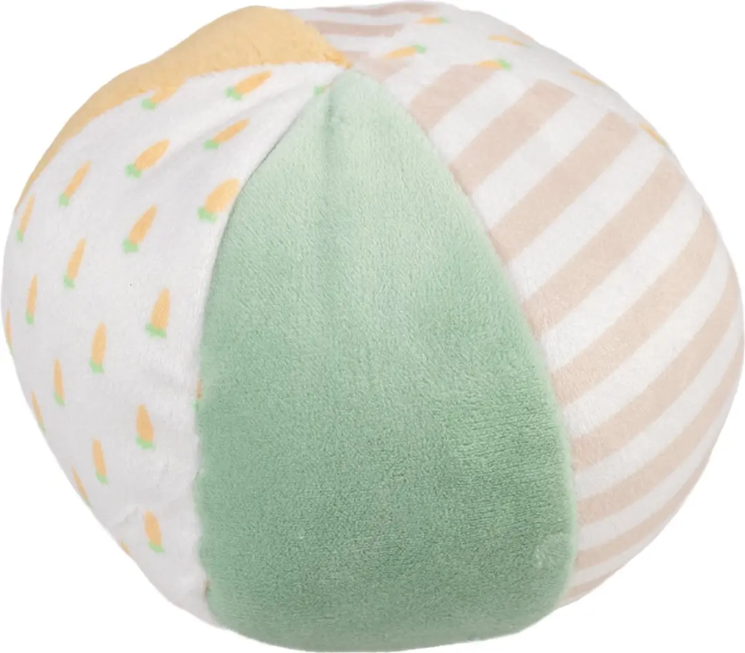 DuvoPlus Carrot Speelbal Pluche - 11x11x11cm - Meerkleurig
