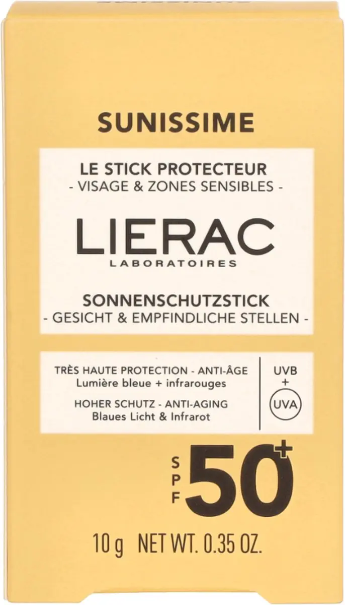 Lierac Sunissime The Protective Sun Stick SPF 50+ 10g - afbeelding 6 van 6