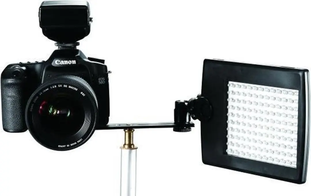 Falcon Eyes DV-120FV LED Lamp met Flitser - Zwart - afbeelding 5 van 6