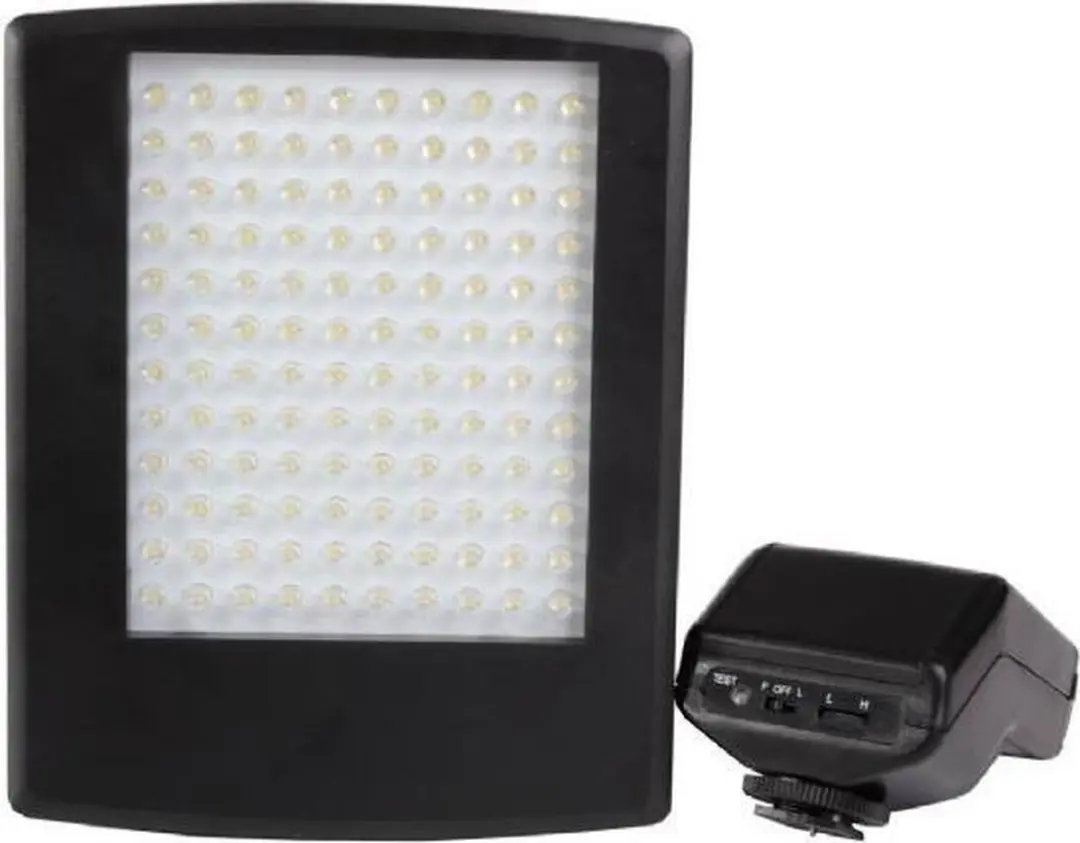 Falcon Eyes DV-120FV LED Lamp met Flitser - Zwart - afbeelding 6 van 6