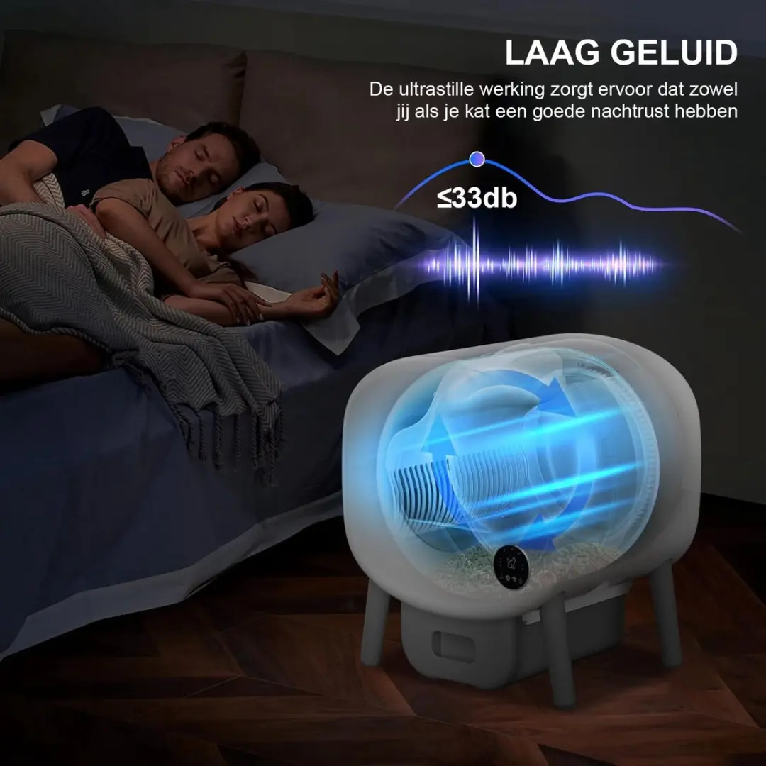 Photonspace NEO_B Zelfreinigende Kattenbak 95L - Wit