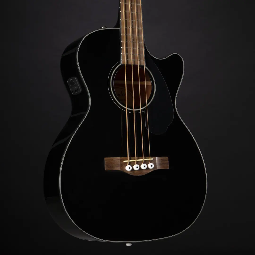 Fender CB-60SCE Akoestische Basgitaar - Zwart - afbeelding 6 van 6