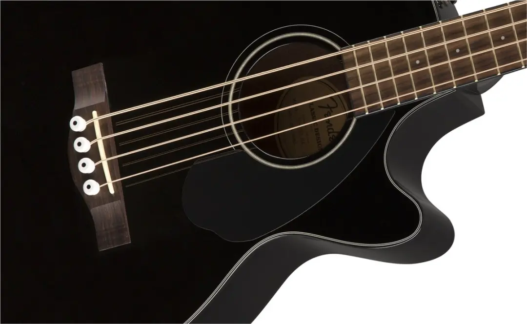 Fender CB-60SCE Akoestische Basgitaar - Zwart - afbeelding 3 van 6