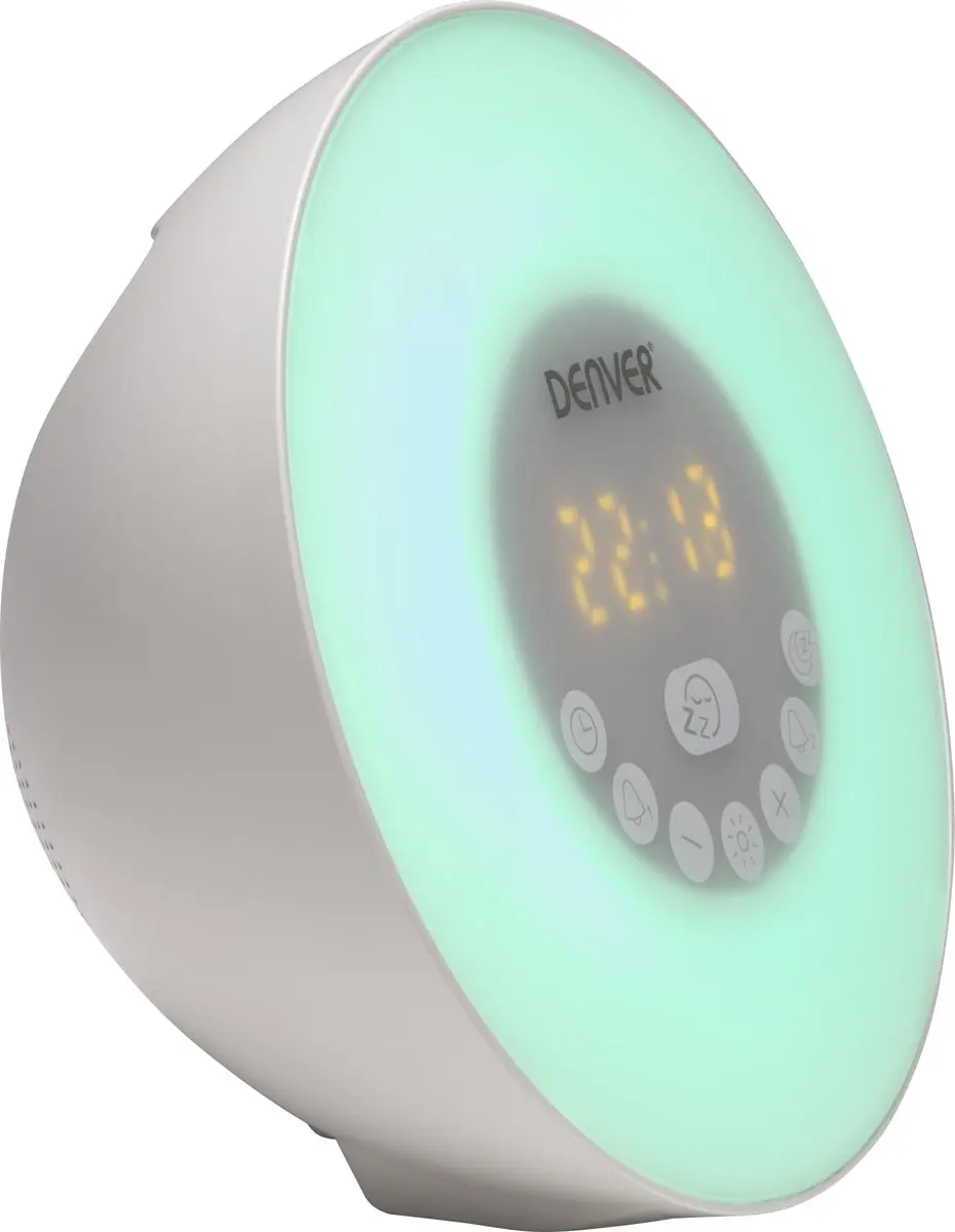 Denver CRLB-400 Clockradio - Wakeup light - Bluetooth - Wit