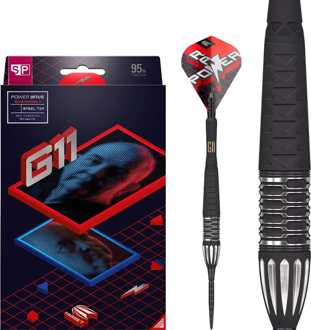 Target Phil Taylor Raw Power G11 Swiss Point 95% Dartpijlen - 3 Stuks