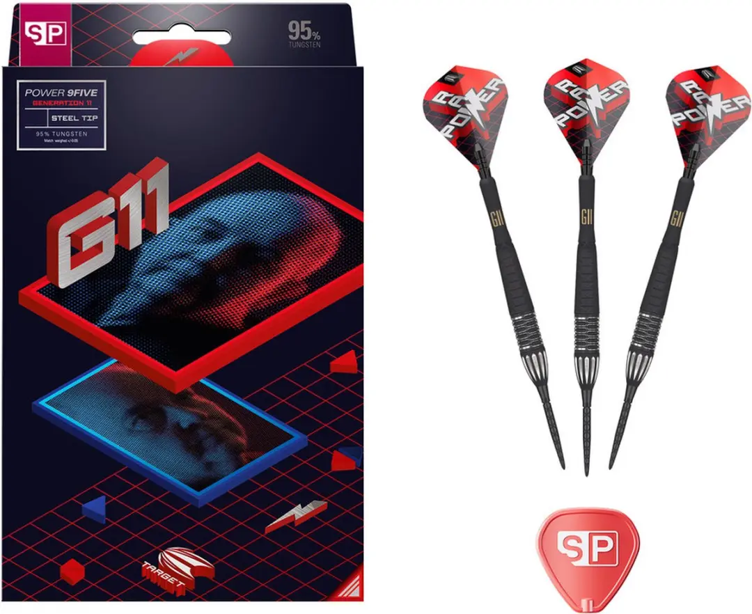 Target Phil Taylor Raw Power G11 Swiss Point 95% Dartpijlen - 3 Stuks