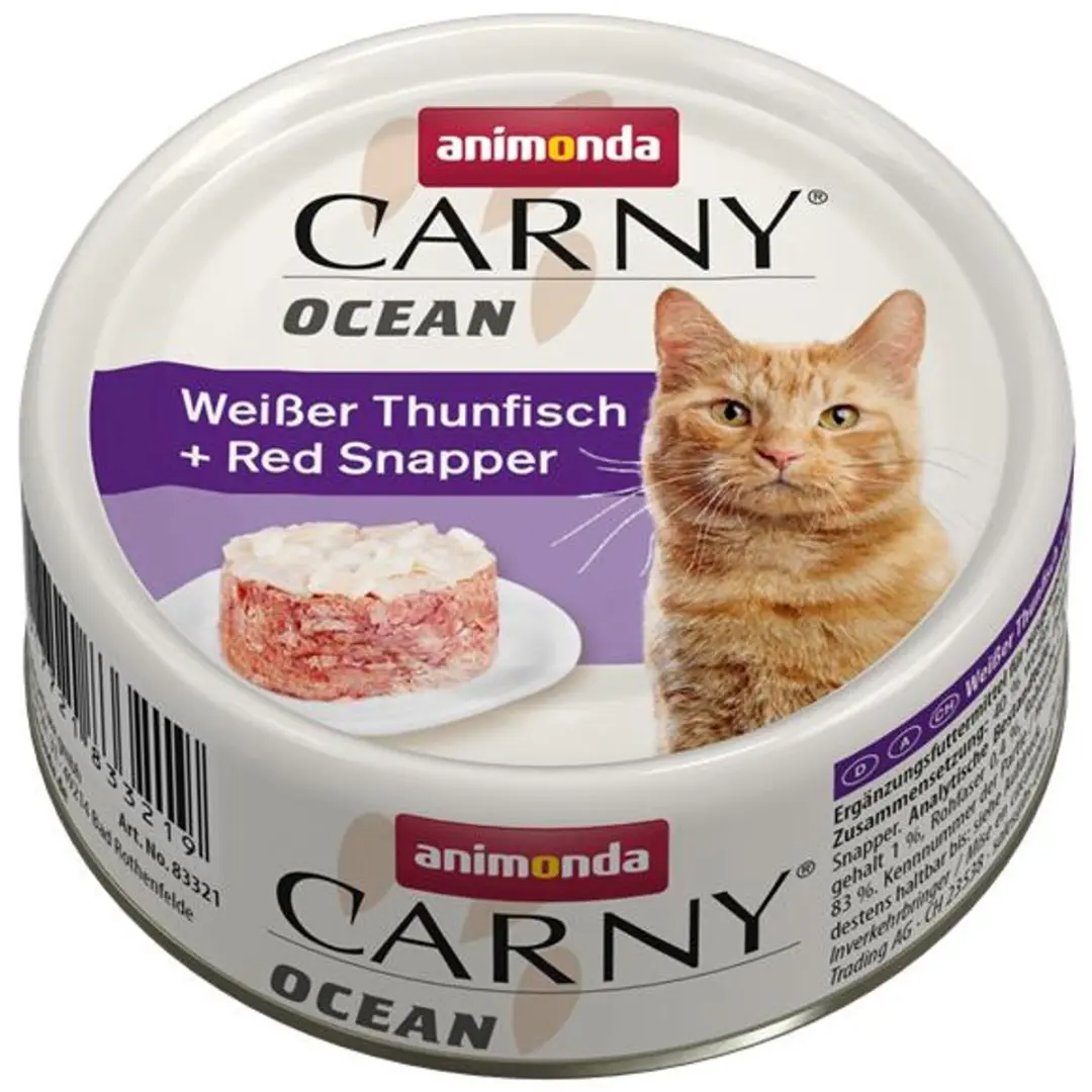 Animonda Carny Ocean Witte Tonijn & Rode Snapper - 12x80g