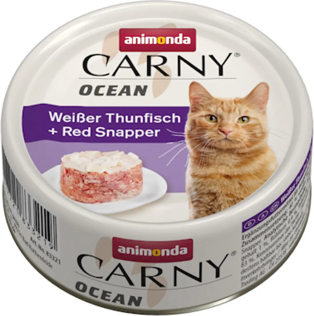 Animonda Carny Ocean Witte Tonijn & Rode Snapper - 12x80g