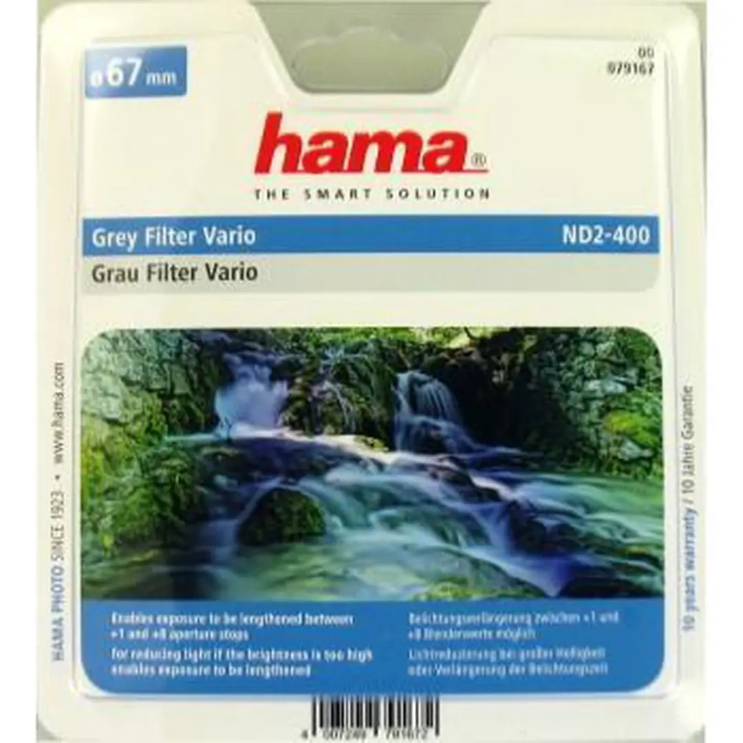Hama Vario ND2-400 Grijsfilter 67mm