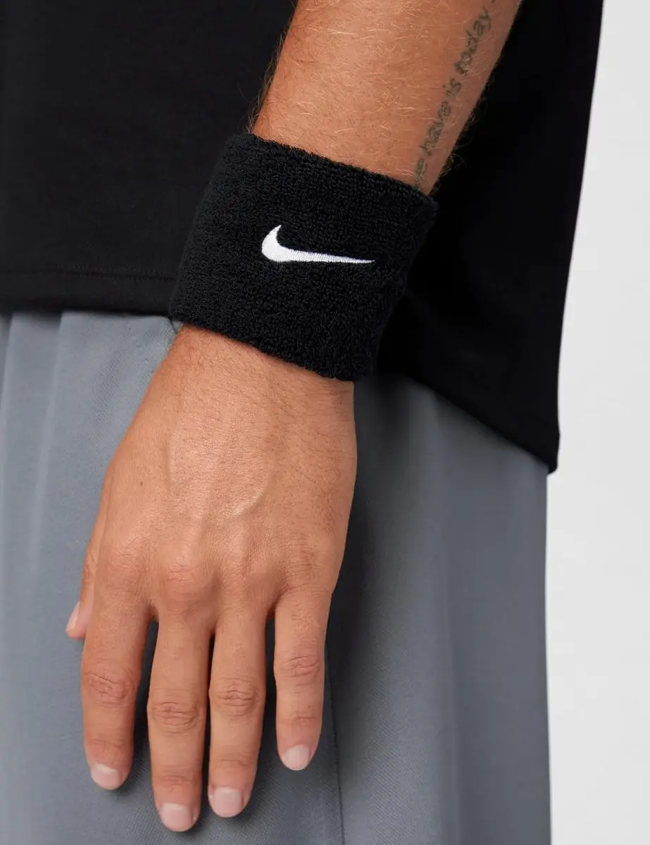 Nike Swoosh Classic Wr Zweetband - Black/White