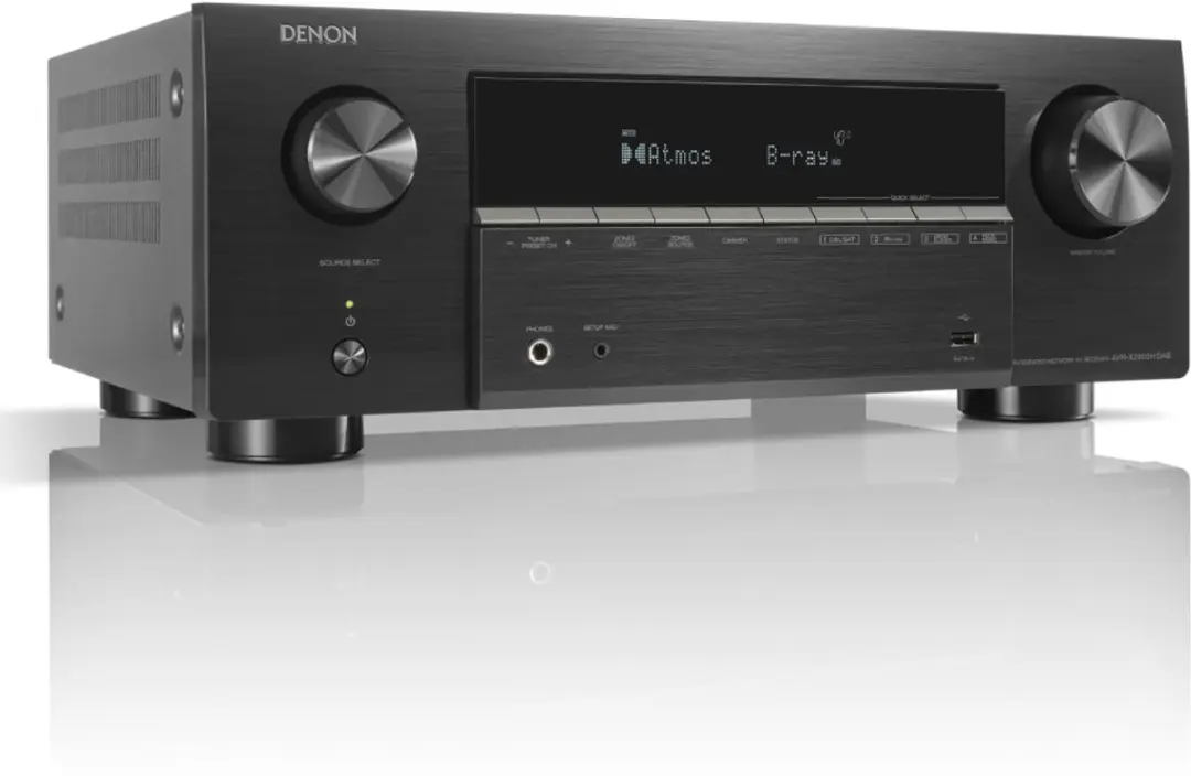 Denon AVR-X2900H AV-receiver - 95W - Zwart - afbeelding 6 van 6