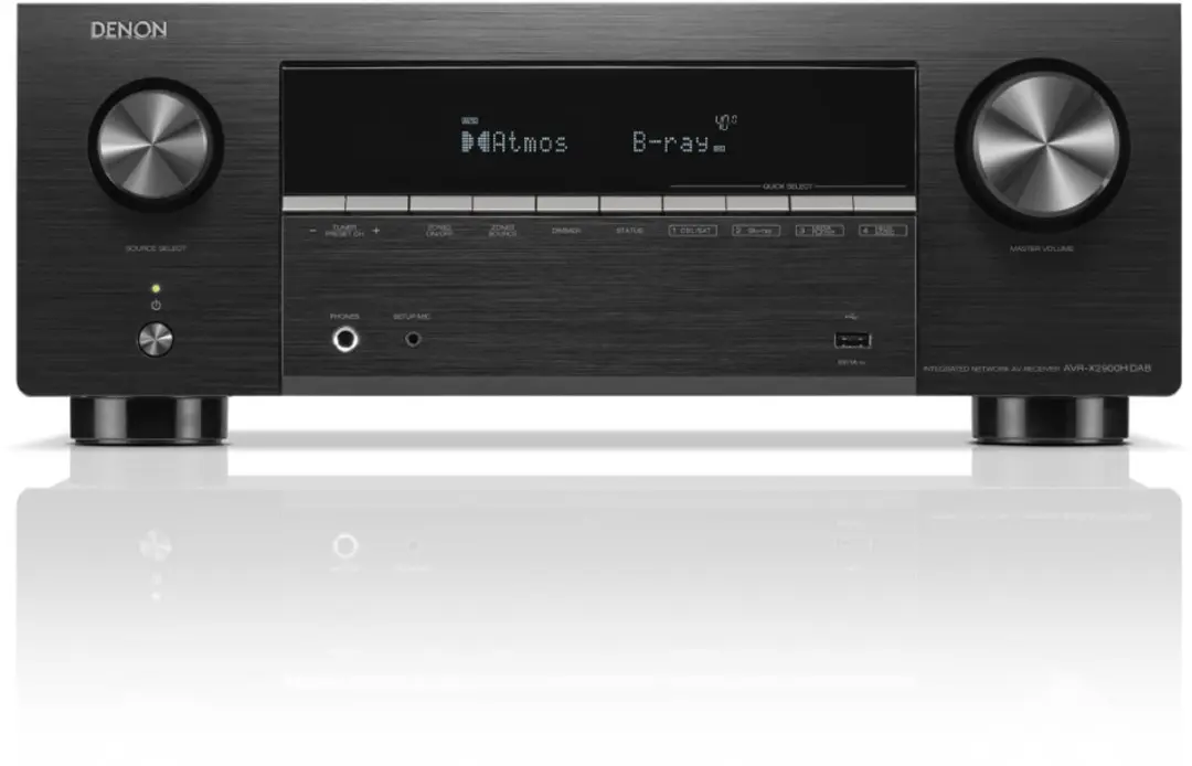 Denon AVR-X2900H AV-receiver - 95W - Zwart - afbeelding 5 van 6