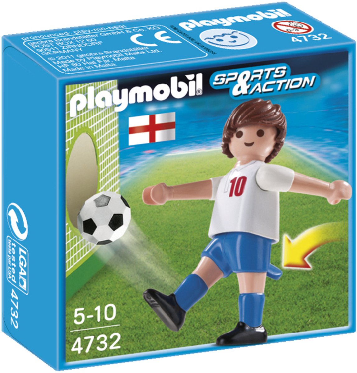 Voetbalspeler Engeland/Joueur équipe Angleterre