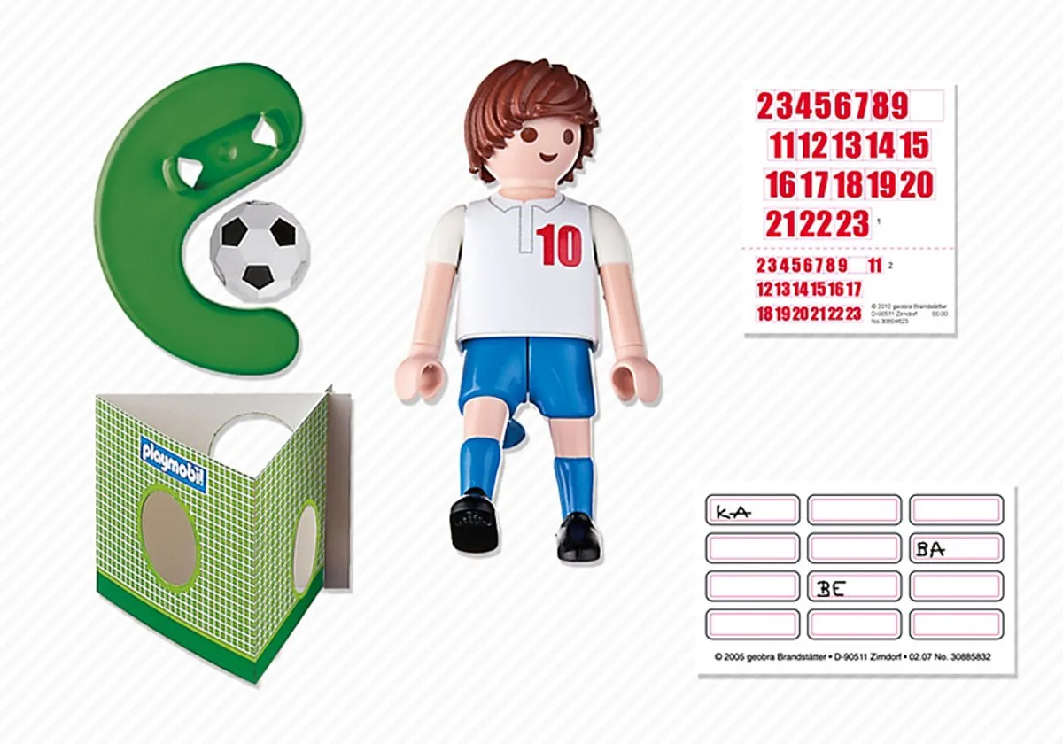 Playmobil Voetbalspeler Engeland 4732 - Meerkleurig