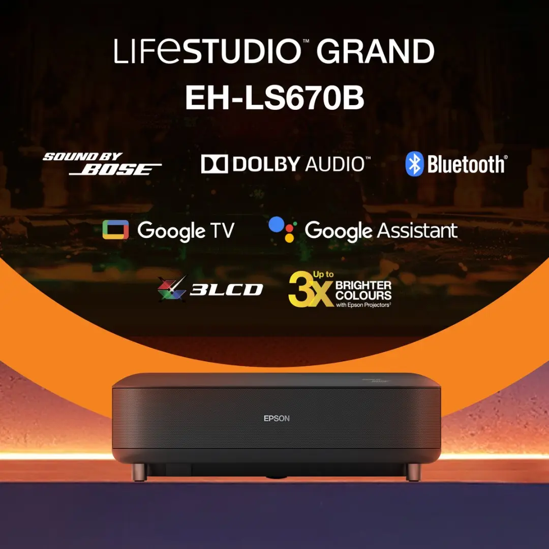 Epson V11HB82140 Projector - 2x HDMI - Zwart