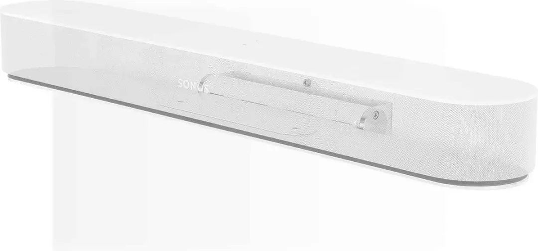 Flexson FLXBWM1011 Speakersteun - Muurbeugel voor Sonos Beam - Wit - afbeelding 4 van 6