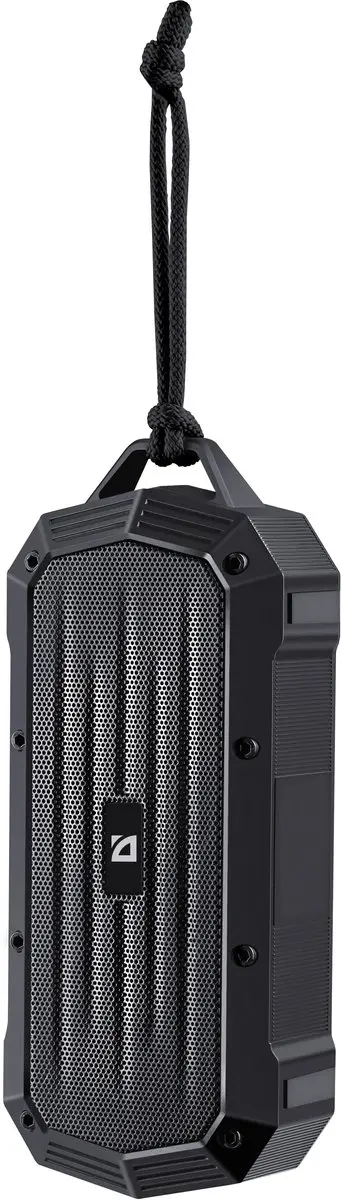 Defender Octagon Serie Blauwe Speaker 5W - Bluetooth 5.1 - IPX5 - Transparent