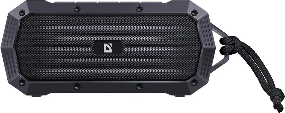 Defender Octagon Serie Blauwe Speaker 5W - Bluetooth 5.1 - IPX5 - Transparent
