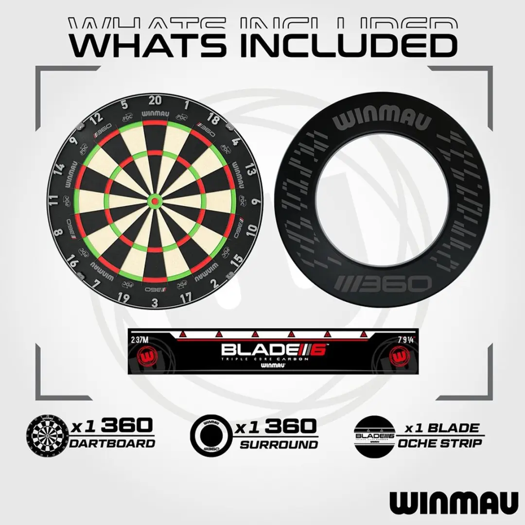 Winmau Blade Triple Core 360 Dartset - 5345