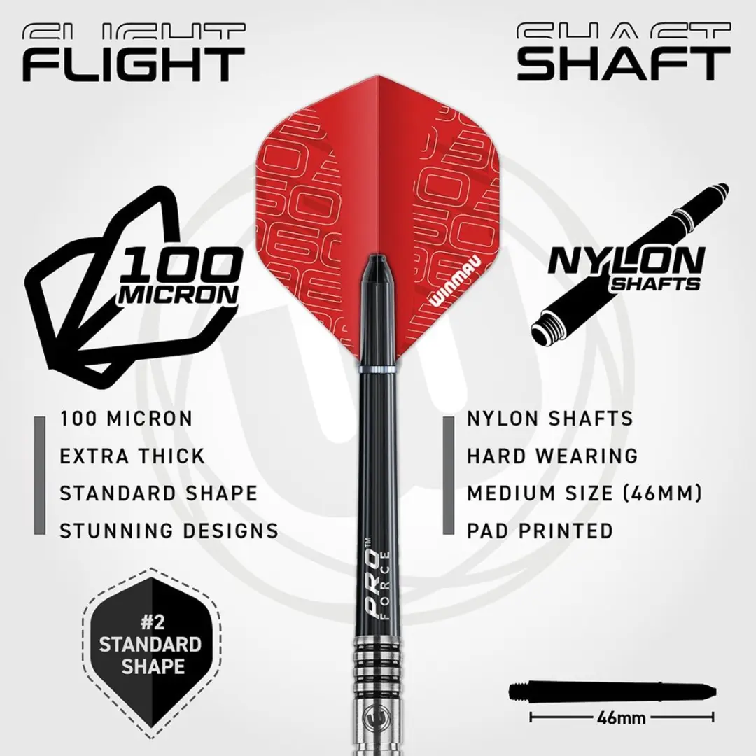 Winmau Blade Triple Core 360 Dartset - 5345 - afbeelding 6 van 6
