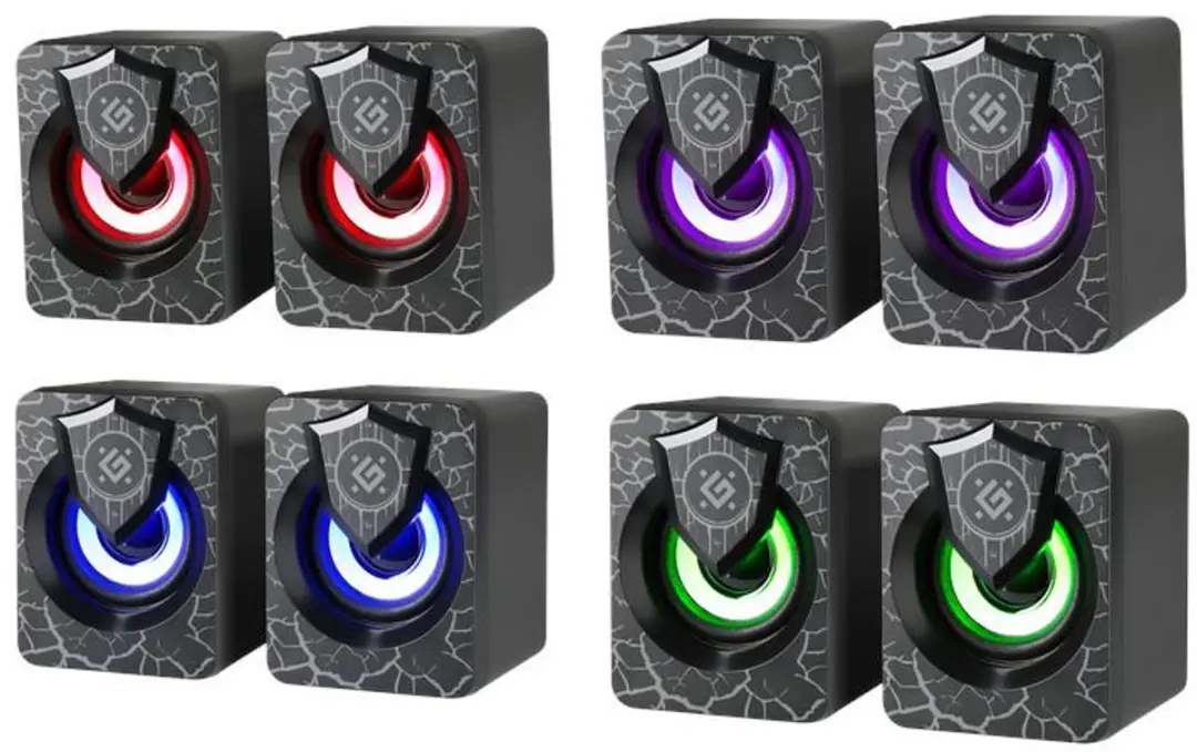 Defender Onyx Serie Luidsprekers 6W - USB - Grijs