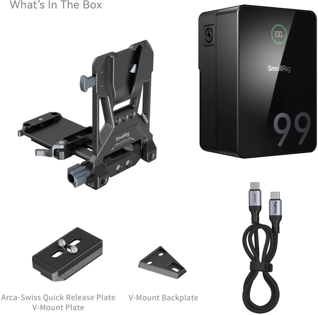 SmallRig 5046 VB99 Pro V-Mount Accu Kit - 4292+4064B