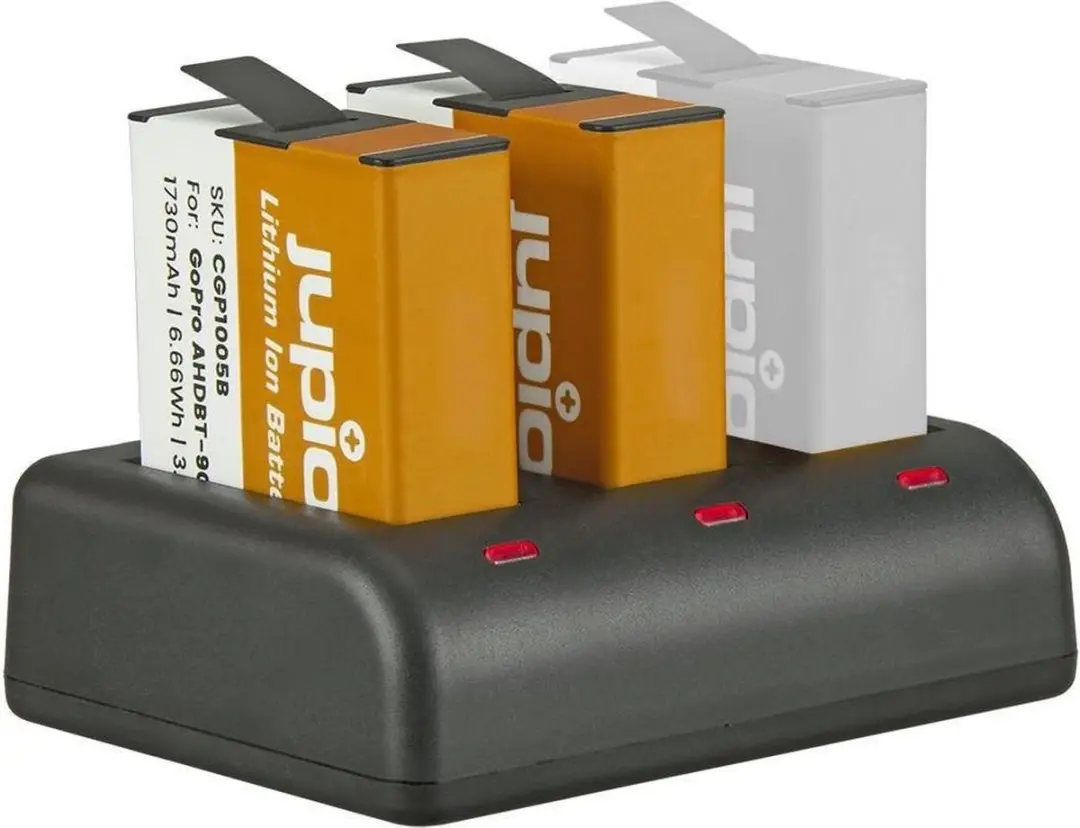 Jupio GoPro HERO9 AHDBT-901 Accu Value Pack - 2x 1730mAh + Dual USB Charger