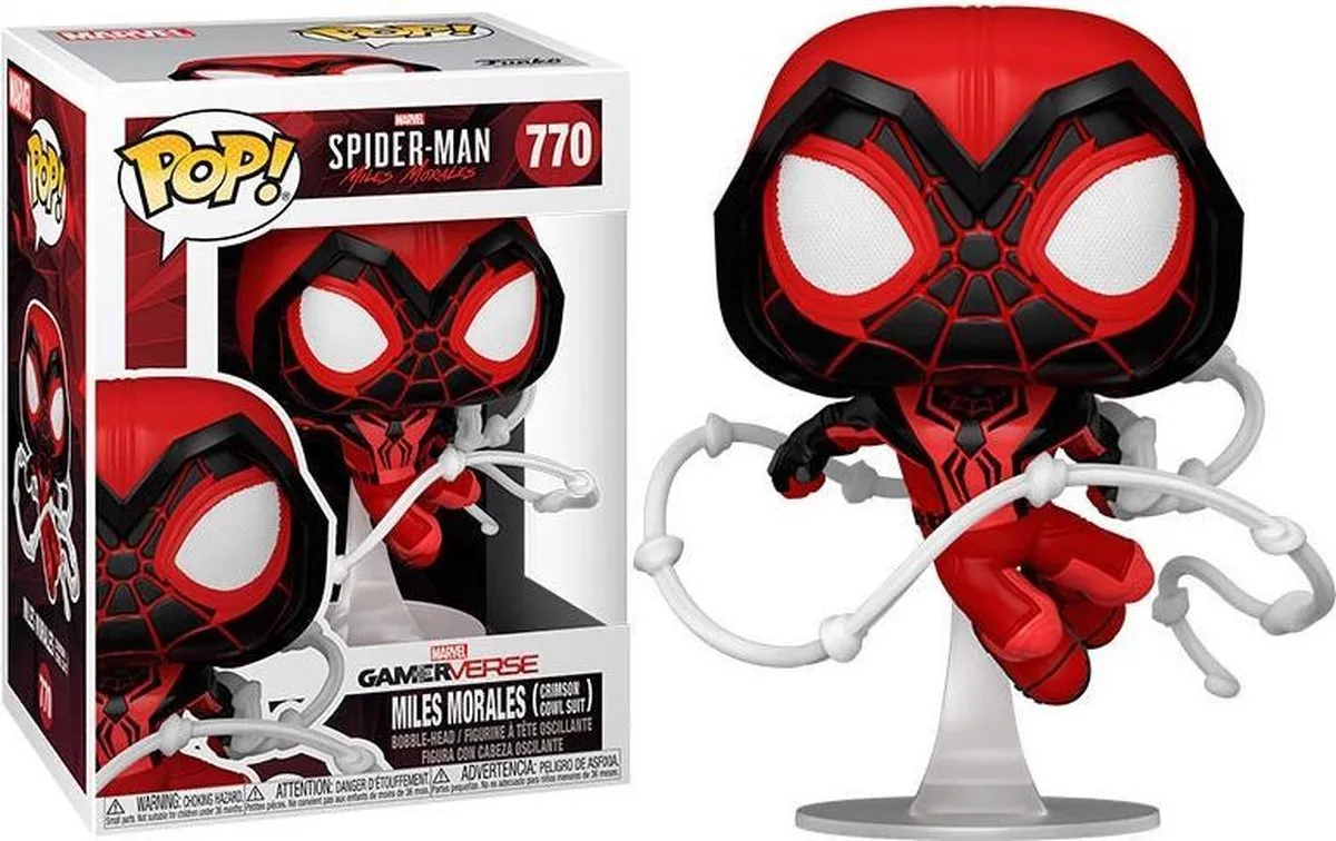Funko Spider-Man POP! Miles Morales Red Suit - 9cm - Multi