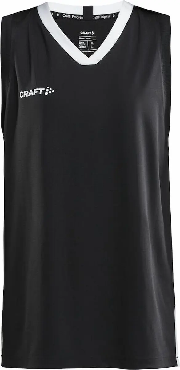 Craft Progress Basketbalshirt Kinderen 158/164 - Zwart