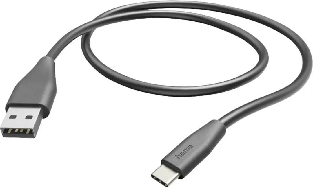 Hama USB-A naar USB-C Kabel 1,5m - Zwart