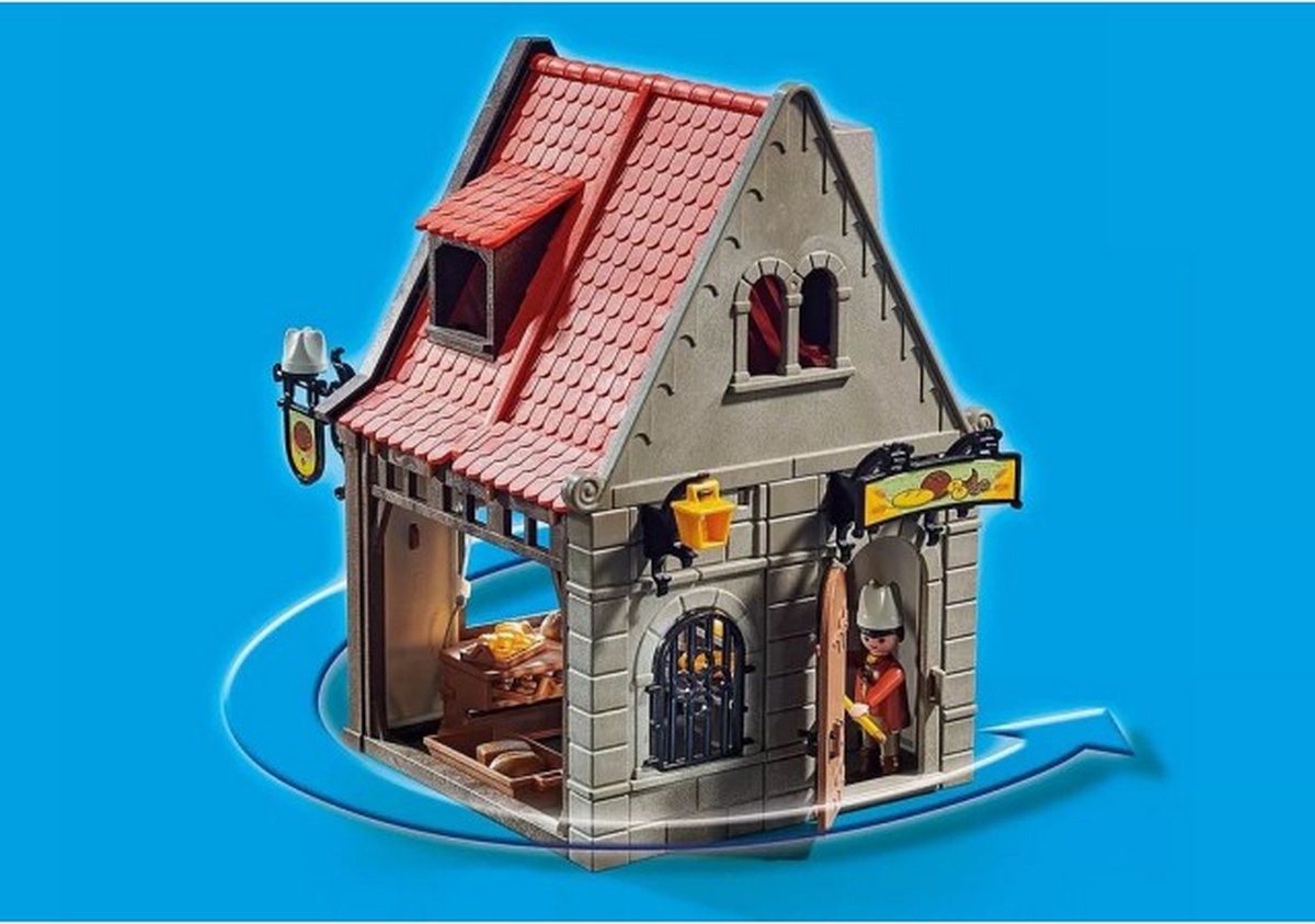 Playmobil Middeleeuwse Bakkerij - Vakwerkhuis met oven - 70954