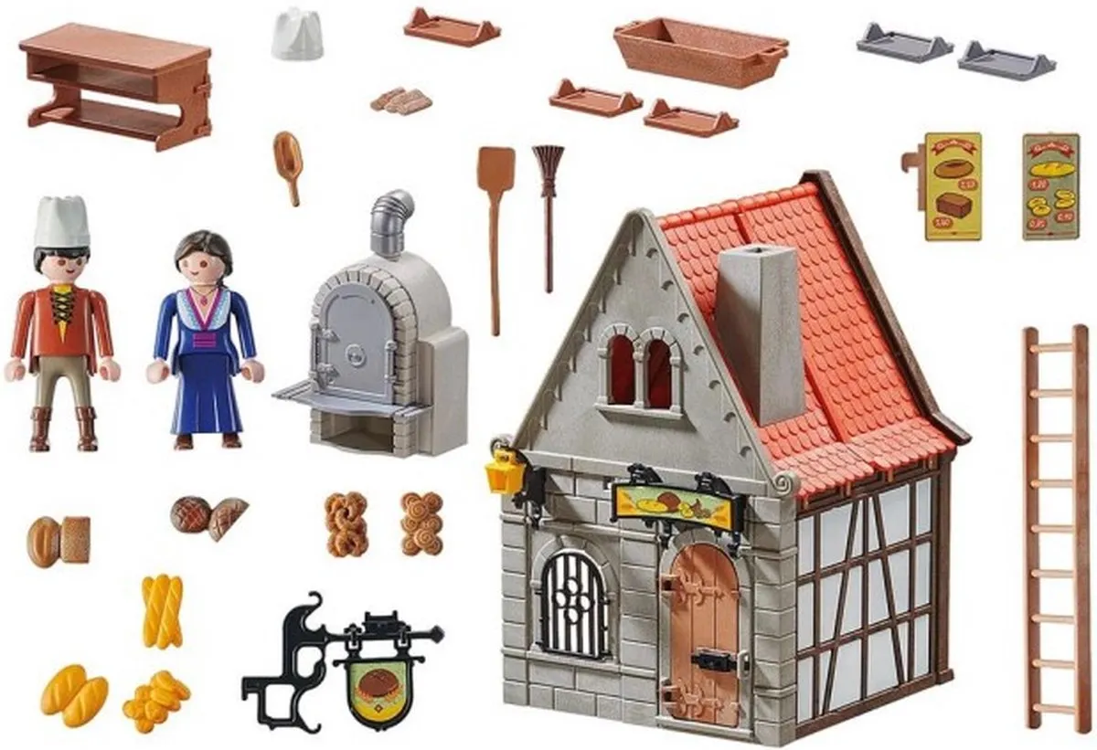 Playmobil Middeleeuwse Bakkerij 70954 - Multicolor