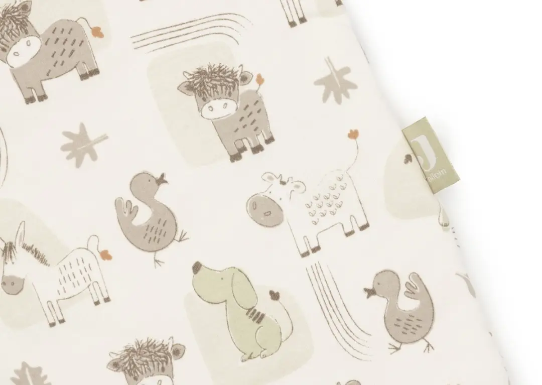 Jollein Slaapzak Baby Barn Buddies 110cm - Afritsbare mouw - Multicolor