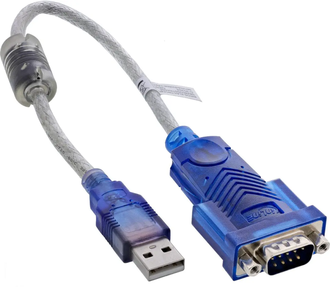 InLine USB-naar-serieel adapterkabel A naar Sub-D 9-pins