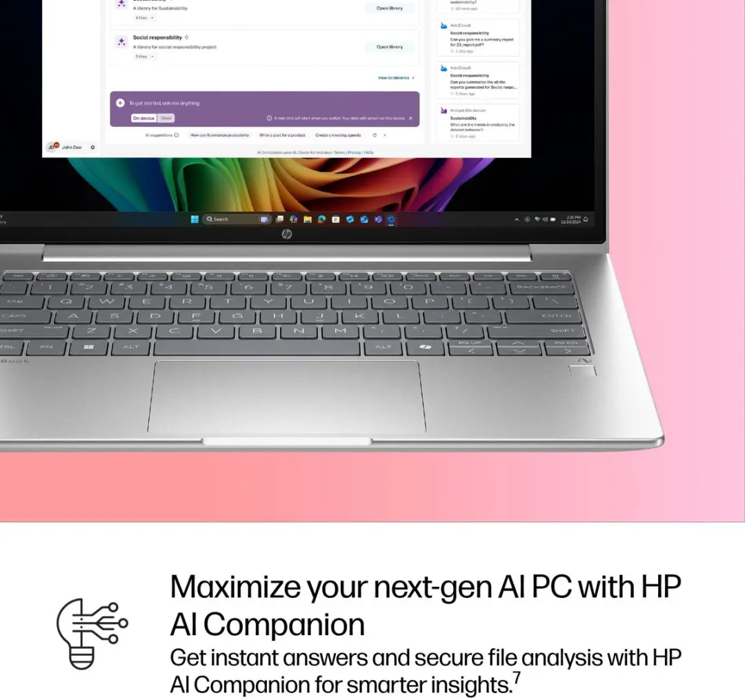 HP ProBook 4 G1q Laptop - 14" WUXGA - 16GB RAM - 512GB SSD - Zilver