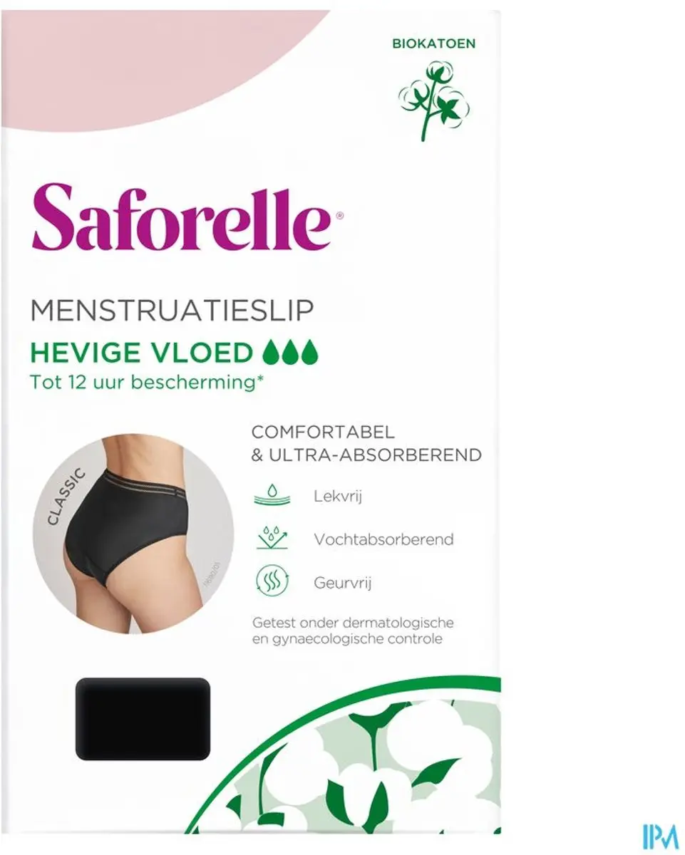 Saforelle Menstruatieslip Hevige Vloed - 1 Stuk