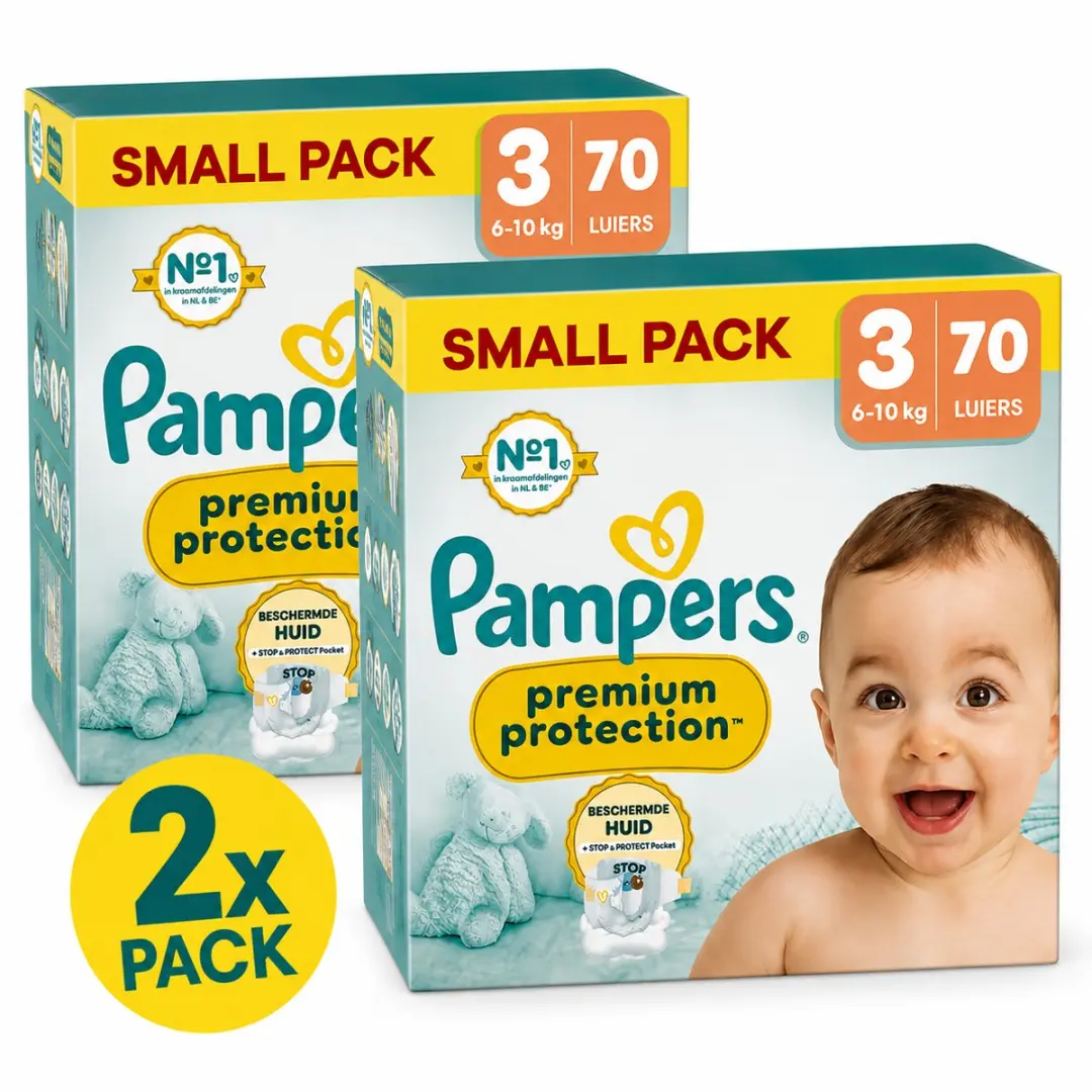 Pampers Premium Protection Maat 3 Luiers 140 Stuks