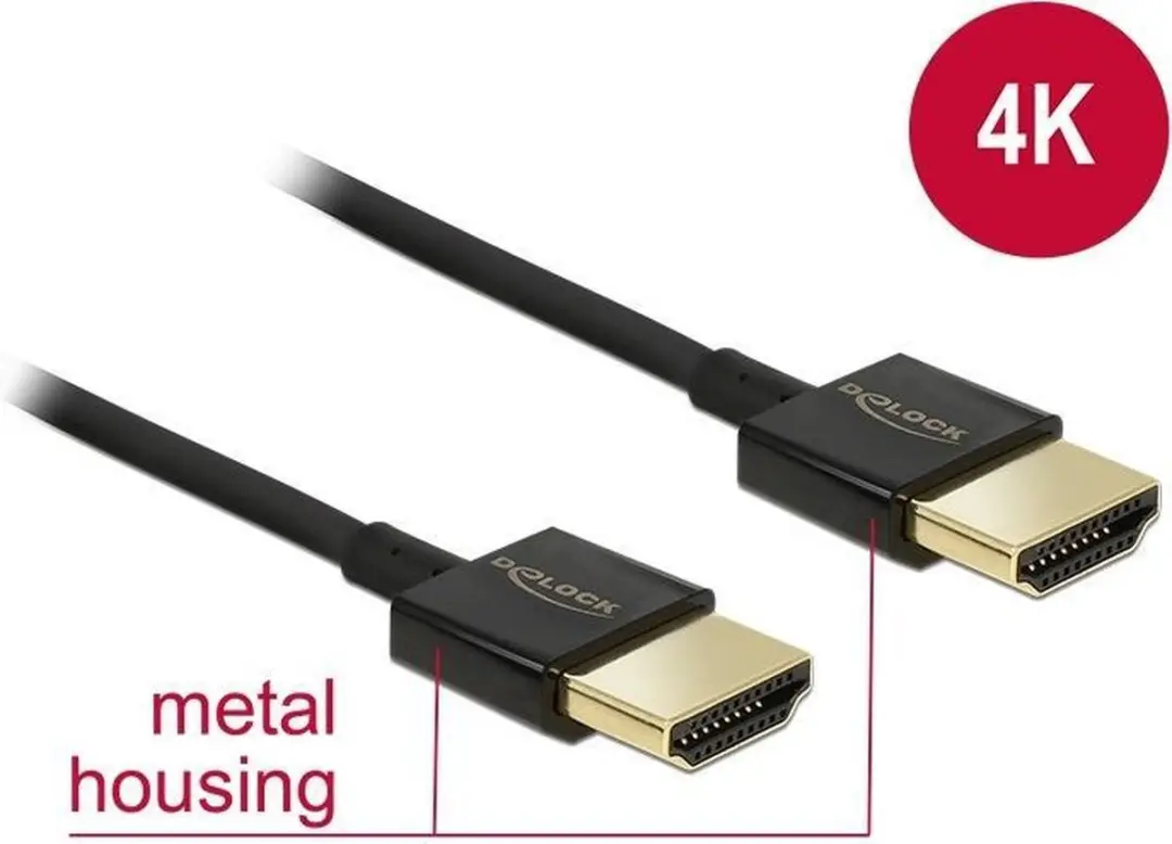 Delock HDMI Kabel 2.0 4K60Hz - 3m