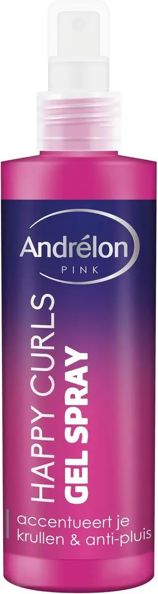 Andrélon Pink Happy Curls Gelspray - 200ml - 6 Stuks