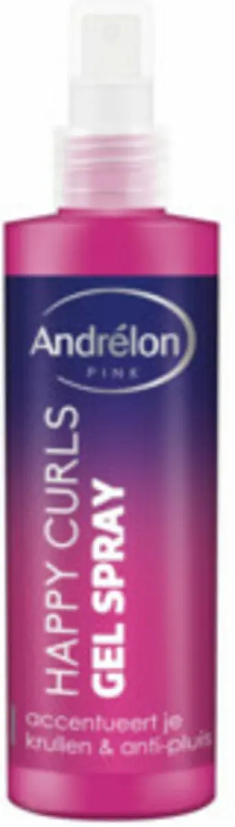 Andrélon Pink Happy Curls Gelspray - 200ml - 6 Stuks