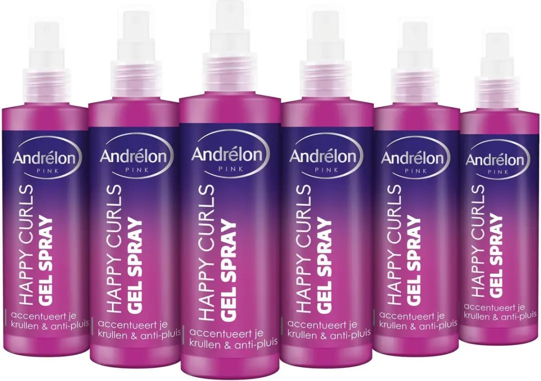 Andrélon Pink Happy Curls Gelspray