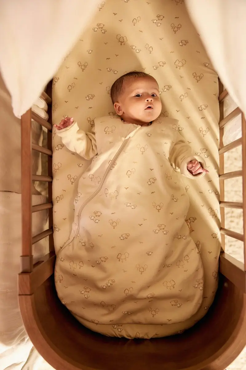 Jollein Newborn Slaapzak Mouwloos 60cm - Woolly Multicolor - afbeelding 6 van 6