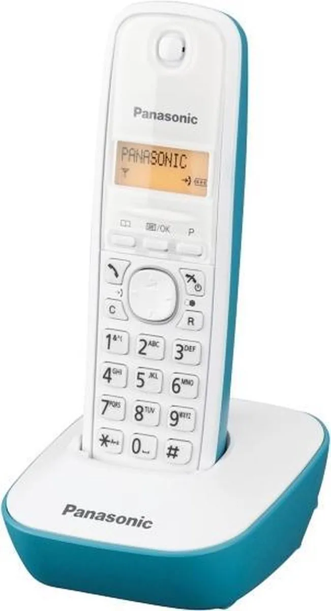 Panasonic KX-TG1611 DECT-telefoon - 1 Handset - Turkoois/Wit