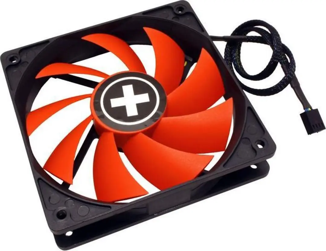 Xilence XPF120.R.PWM Ventilator 12cm - Zwart/Rood