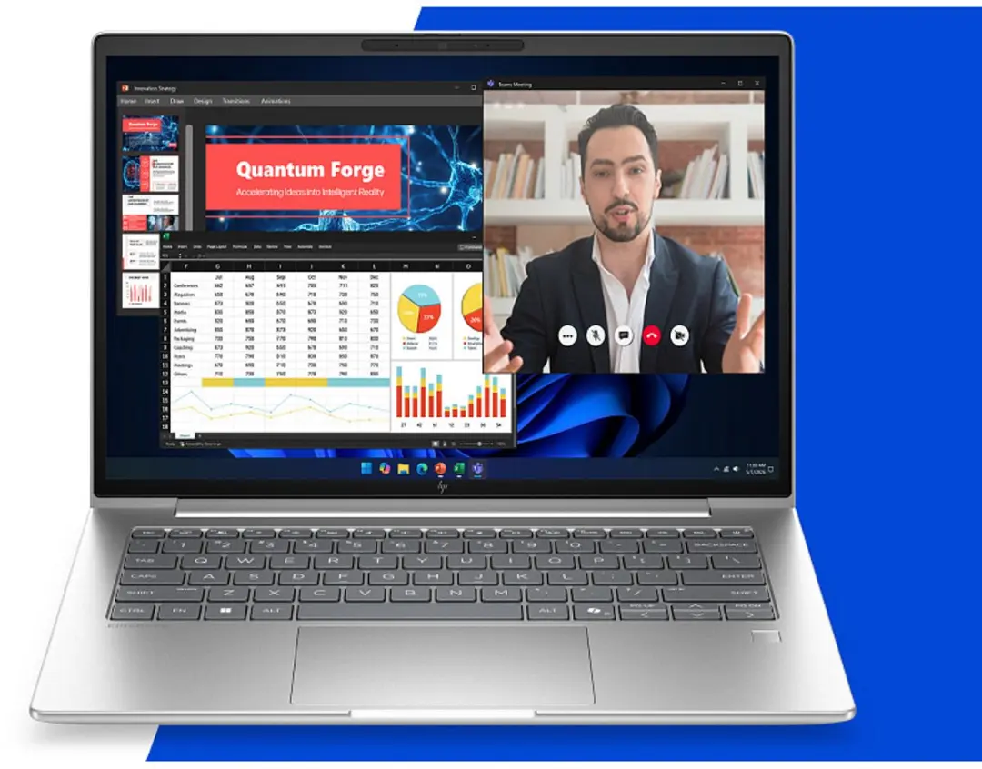 HP EliteBook 6 G2i Next Gen AI Laptop 14" WUXGA - 16GB 512GB SSD - Zilver - afbeelding 6 van 6