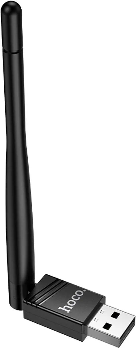 Hoco HI37 USB WiFi-adapter - Zwart - afbeelding 6 van 6